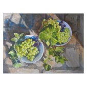 Nappe Peinture de nature morte de raisin vert (Devant (Horizontal))