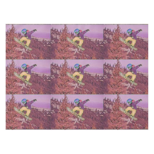 Nappe Peinture de snowboarding (Devant (Horizontal))