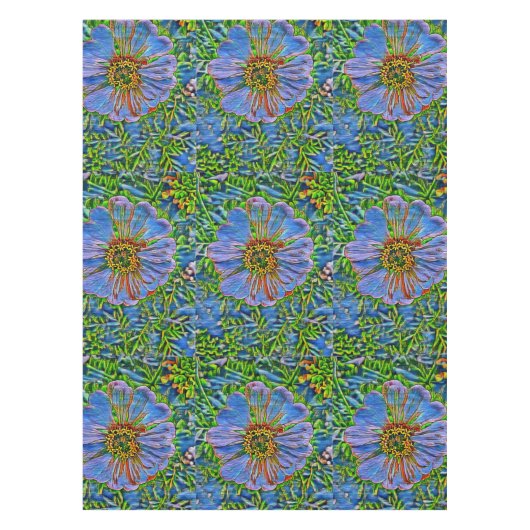 Nappe Peinture pourpre de fleur (Devant)