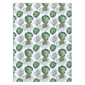 Nappe Peinture tropicale d'ananas d'aquarelle sur le (Devant)