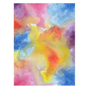 Nappe Peinture vibrante lumineuse de couleurs