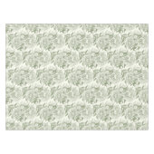 Nappe Peoné et papillons bloc impression, sauge vert et (Devant (Horizontal))