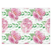 Nappe Peonies d'aquarelle rose (Devant (Horizontal))