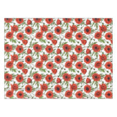 Nappe Pépites, rouge et vert sur blanc (Devant (Horizontal))