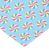 Nappe Peppermenthe bleu de Noël (Angle)