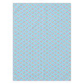 Nappe Peppermenthe bleu de Noël (Devant)