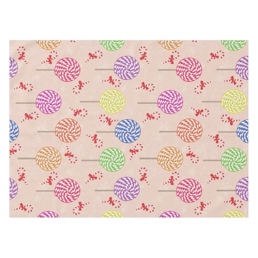 Nappe Peppermint Candy Mints Christmas, candy canes (Devant (Horizontal))