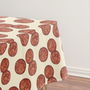 Nappe Pepperoni Pizza Party Topings Viande Slice Pizzeri