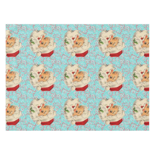Nappe Père Noël avec des menthes poivrées (Devant (Horizontal))