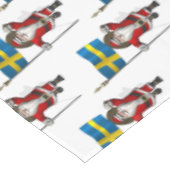 Nappe Père Noël Avec Drapeau De Suède (Angle)