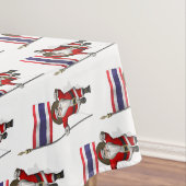 Nappe Père Noël Avec Drapeau De Thaïlande (In Situ)