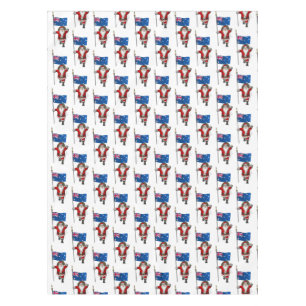 Nappe Père Noël Avec L'Ensigne D'Australie