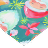 Nappe Père Noël et rennes (Angle)