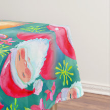 Père Noël et rennes