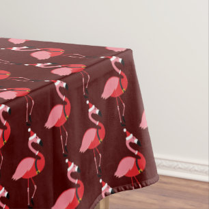 Nappe père Noël Flamant rose rose Noël Bourgogne