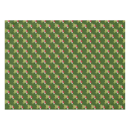 Nappe père Noël Frog Green Christmas (Devant (Horizontal))
