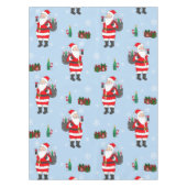 Nappe Père Noël Noël Rouge Décor Vacances festives (Devant)