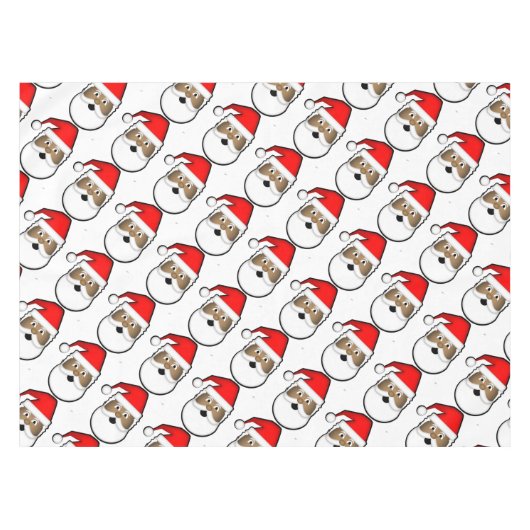 Nappe Père Noël noir gai (Devant (Horizontal))