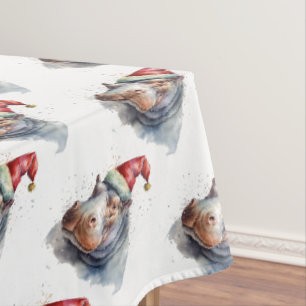 Nappe Père Noël Petit Hippo