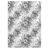 Nappe Perfection florale noire et blanche (Devant)