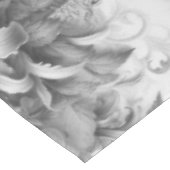 Nappe Perfection florale noire et blanche (Angle)