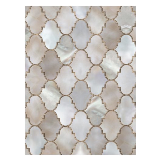 Nappe Perle et or marocain (Devant)