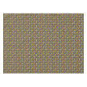 Nappe Perles de face primaires, TABLECLOTH EN COTON ROUG (Devant (Horizontal))