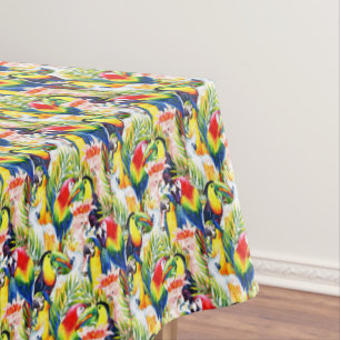 Nappe Perroquets et palmettes
