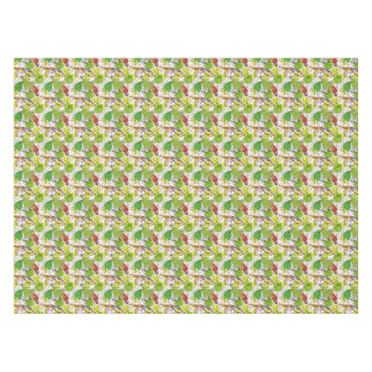 Nappe Perroquets tropicaux (Devant (Horizontal))