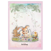 Nappe Personalized Easter Brunch  Tablecloth (Devant)