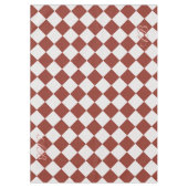 Nappe Personalized Gingham Tablecloth, Wine Red  (Devant)