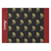 Nappe Personalized name gold rainbow and black (Devant (Horizontal))