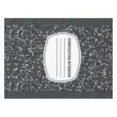 Nappe personnalisable de carnet de composition (Devant (Horizontal))