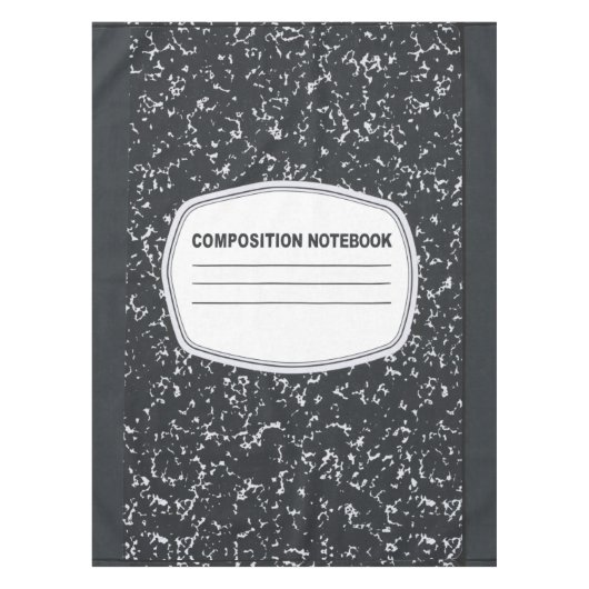 Nappe personnalisable de carnet de composition (Devant)