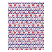 Nappe Personnalisé 70e Jubilé Platine Union Jack (Devant)