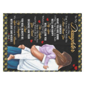 Nappe Personnalisé À Ma Couverture Fille (Devant (Horizontal))