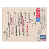 Nappe Personnalisé À Mon Fils, Fils Cadeau Anniversaire (Devant (Horizontal))