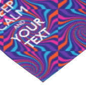 Nappe Personnalisé Gardez Le Calme Et Votre Texte Multic (Angle)