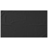 Nappe Personnaliser simple Noir couleur solide (Devant (Horizontal))