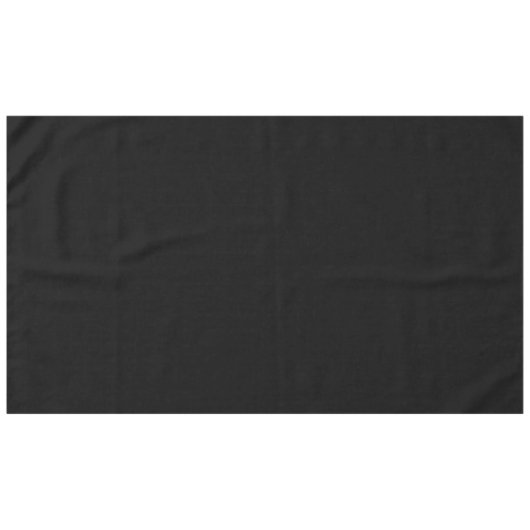 Nappe Personnaliser simple Noir couleur solide (Devant (Horizontal))