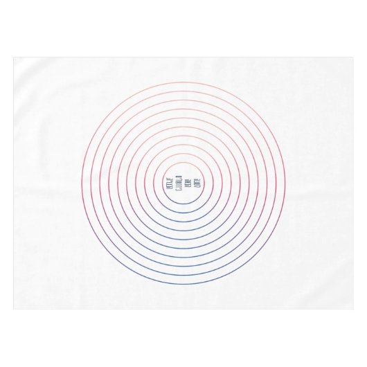 Nappe Pesach Seder l'année prochaine à Jérusalem (Devant (Horizontal))