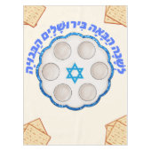 Nappe Pessah Pesach Jérusalem Pesach Vacances Tableco (Devant)