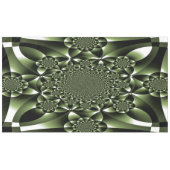 Nappe Pétales à feuilles blanches de forêt verte (Devant (Horizontal))