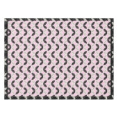 Nappe Pétales à fleurs rose et blanc chic motif (Devant (Horizontal))