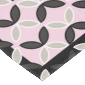 Nappe Pétales à fleurs rose et blanc chic motif (Angle)