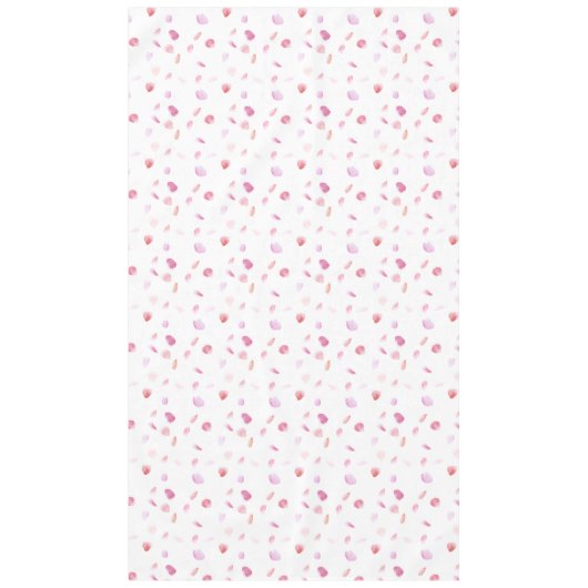 Nappe Pétales Roses rose et rose (Devant)