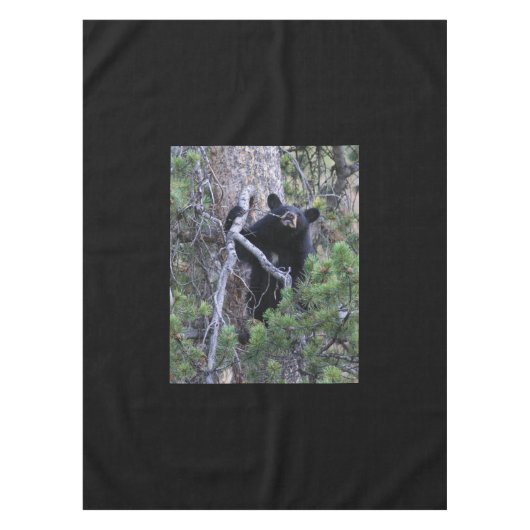 Nappe petit animal d'ours noir (Devant)