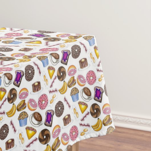 Nappe Petit-déjeuner Brunch Nourriture Bagel Donut OEufs (In Situ)