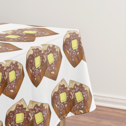 Nappe Petit déjeuner Français Beurre de pain et sirop Pe (In Situ)