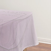 Nappe Petite Beauté Moderne Mauve Grey Fractal Art Flowe (In Situ)